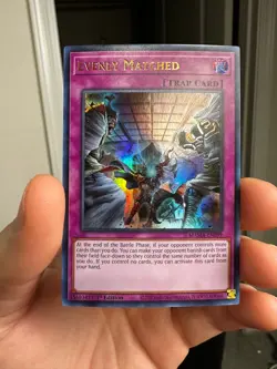 Yugioh Evenly Matched MAMA-EN099 Ultra Rare 1st Ed NM - Image 1