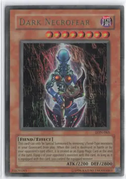Yugioh - Dark Necrofear LON-065 Unlimited - Labyrinth of Nightmare - Image 1