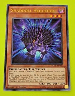 Yu-Gi-Oh Shaddoll Hedgehog 1st Edition Ultra Rare BLHR-EN081 Nm - Image 1