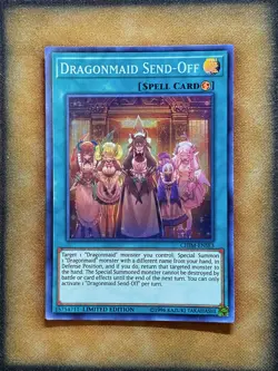 Yugioh Dragonmaid Send-Off CHIM-ENSE3 Super Rare Limited Edition NM - Image 1