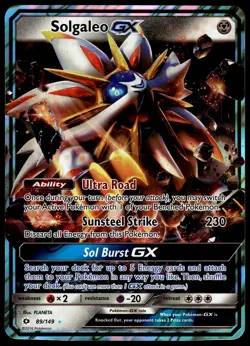 Solgaleo GX 89/149 JUMBO OVERSIZED Black Star Promo Pokemon Card - Image 1