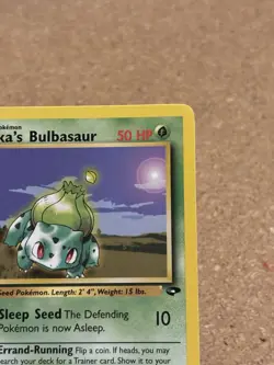 Erika’s Bulbasaur 39/132 Set Gym Challenge Card Pokemon English Good Played - Image 4