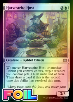 x1 Harvestrite Host BLB Bloomburrow MTG 15 FOIL UNCOMMON M/NM 1x - Image 1