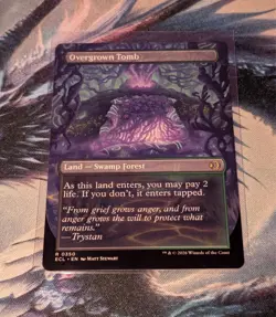 M.T.G. Lorwyn Eclipsed Overgrown Tomb Borderless Regular M/NM - Image 2