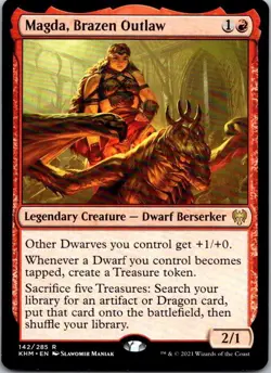 Kaldheim #142 Magda, Brazen Outlaw - Image 1