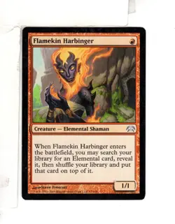 MTG SkeenAB Flamekin Harbinger from Planechase. MP. - Image 1