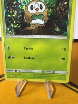 Rowlet - 1/12 001/012 McDonald's Promos 2017 Promo Holo MP Pokemon - Image 4