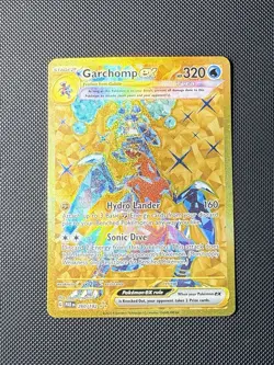 Pokemon Garchomp ex 260/182 Gold Hyper Rare - SV04: Paradox Rift NM - Image 1