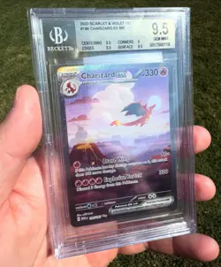 CHARIZARD EX 2023 POKEMON 151 SPECIAL ILLUSTRATION RARE 199/165 BGS 9.5 - Image 1