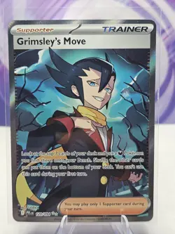 Pokemon TCG Grimsley's Move 120/094 Phantasmal Flames Full Art Ultra Rare NM - Image 1