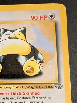 Snorlax - 27/64 - Pokemon Jungle Unlimited Rare Card WOTC MP - Image 5