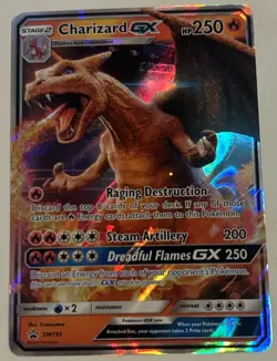 Stage 2 Charizard GX SM195 Holo Pokemon Card - Image 1