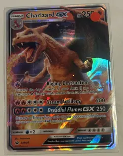 Stage 2 Charizard GX SM195 Holo Pokemon Card - Image 3