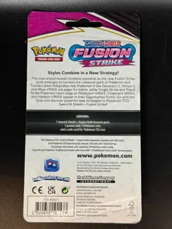 Pokemon Card - Fusion Strike - Sword & Shield - 10 Card Booster Blister Pack New - Image 2