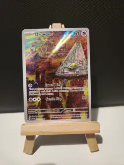 Pokemon TCG Scarlet and Violet Drowzee Card 210/198 Illustration Rare NM - Image 1