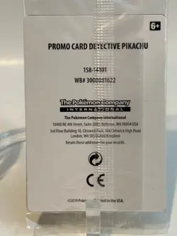 Pokemon 2019 Black Star Promo SM190 w/ Stamped Movie Hologram BRAND NEW, SEALED - Image 2