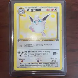 Pokemon TCG Wigglytuff Jungle 32/64 1st Edition Non-Holo Rare Card - Image 1