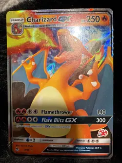Pokemon TCG Charizard GX Holo Ultra Rare Card Hidden Fates 9/68 - Image 1