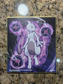 Mewtwo Shikishi Art Board Series 1 #1 Pokemon Japanese Rare - Image 1
