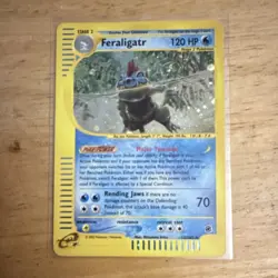 Pokemon Feraligatr Expedition Base Set Holo Rare 12/165 120 HP English - Image 1