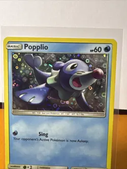 Pokemon - Black Star Promo POPPLIO Alternate HOLO Card SM03 - General Mills - Image 5