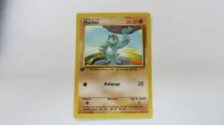 MACHOP FRENCH MACHOC 1ST EDITION BASE 1999 POKEMON COMMON 52/102 GRADE IT !! - Image 1