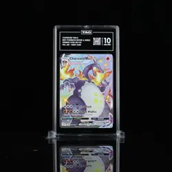 2021 Pokemon SWSH Shining Fates SV107/SV122 Charizard VMAX Shiny Rare TAG 10 - Image 1