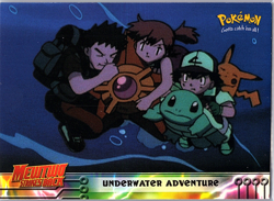 Underwater Adventure #17 Pokemon Topps Mewtwo Strikes Back - Image 1