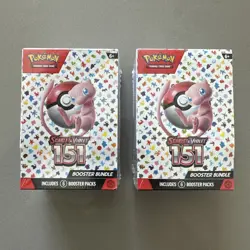 Pokemon TCG 151 Booster Bundle (MEW) - Factory Sealed - LOT OF 2 - Image 1