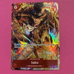 Sabo (Illustration Box Vol.5) OP05-007 One Piece Card Game Promotion Card Foil - Image 1