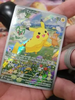 2024 Pokemon | Pikachu 088 Sv: Scarlet & Violet Card IR Black Star Promo - Image 4
