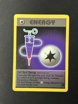Full Heal Energy 81/82 Team Rocket Uncommon Pokemon Card - Image 1