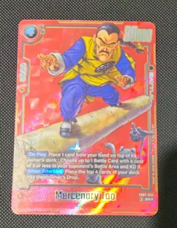 Mercenary Tao SB02-056 Alternate Art Manga Booster 02 Dragon Ball Card English - Image 1