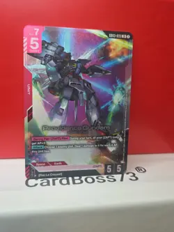 Gundam Card Game GD03-033 Providence Gundam Legend Rare Holo Alt Art NM - Image 2