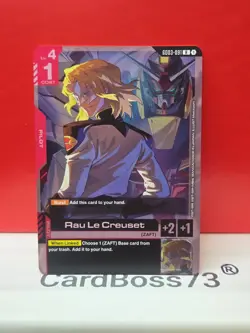 Rau Le Creuset GD03-091 Rare Gundam Card Game Steel Requiem - Image 2