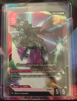 Gundam Card Game - Providence Gundam GD03-033 LR English Holo - Image 1