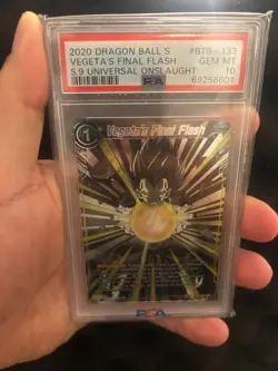 PSA 10 Vegeta's Final Flash IAR 2020 Dragon Ball Super Card Game - Image 1