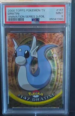 PSA 9 2000 TOPPS TV ANIMATION DRATINI FOIL CARD #147 PSA 9 (G37) - Image 1