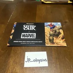 MTG Secret Lair x Marvel's Spider-Man: Daily Bugle Breaking News Rainbow Foil - Image 1