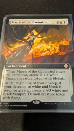 March of the Canonized, Borderless, 41, Lost Caverns Commander - Image 1