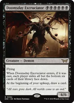 Mint/Near-Mint, English - 1 x MTG Doomsday Excruciator Duskmourn: House of Horro - Image 1