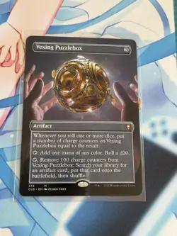 Vexing Puzzlebox (Borderless) CLB Regular Mythic #374 NM MTG - Image 1