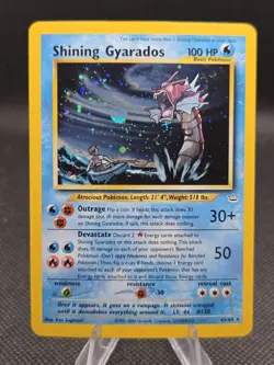Shining Gyarados (Unlimited) 65/64 Pokemon Neo Revelation Holo - MP - Image 1