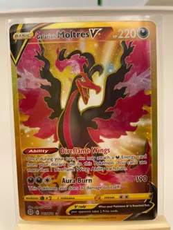 Galarian Moltres V (183/172) - Brilliant Stars - Pokemon TCG - NM - Image 2