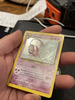 Espeon - 1/75 - Pokemon Neo Discovery Unlimited Holo Rare Card WOTC LP - Image 2