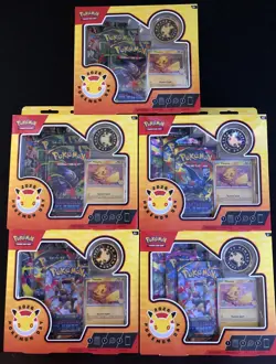 Pokemon TCG: Pokemon Day 2026 Collection Box - Lot Of 5 - 1 w/ 🌀SWIRL🌀 - Image 1