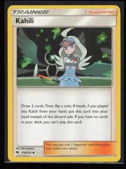 Kahili 179/214 Pokemon Lost Thunder Uncommon Near Mint - Image 1