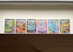 JP Pokemon sv8a Terastal Festival ex SAR set of 6: Sylveon, Leafeon, Glaceon etc - Image 1