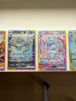 JP Pokemon sv8a Terastal Festival ex SAR set of 6: Sylveon, Leafeon, Glaceon etc - Image 5