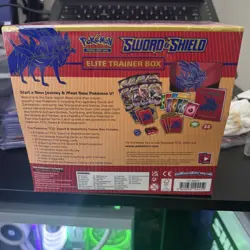 POKEMON TCG SWORD & SHIELD ELITE TRAINER BOX ETB SEALED BRAND NEW 820650104459 - Image 2